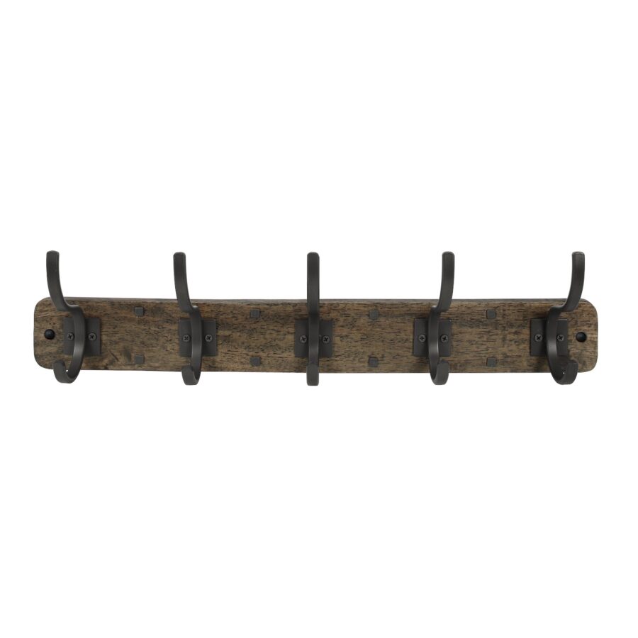 Five Hook Wall Mounted Storage Rack