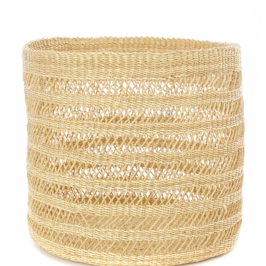 Woven Lace Storage Basket Large