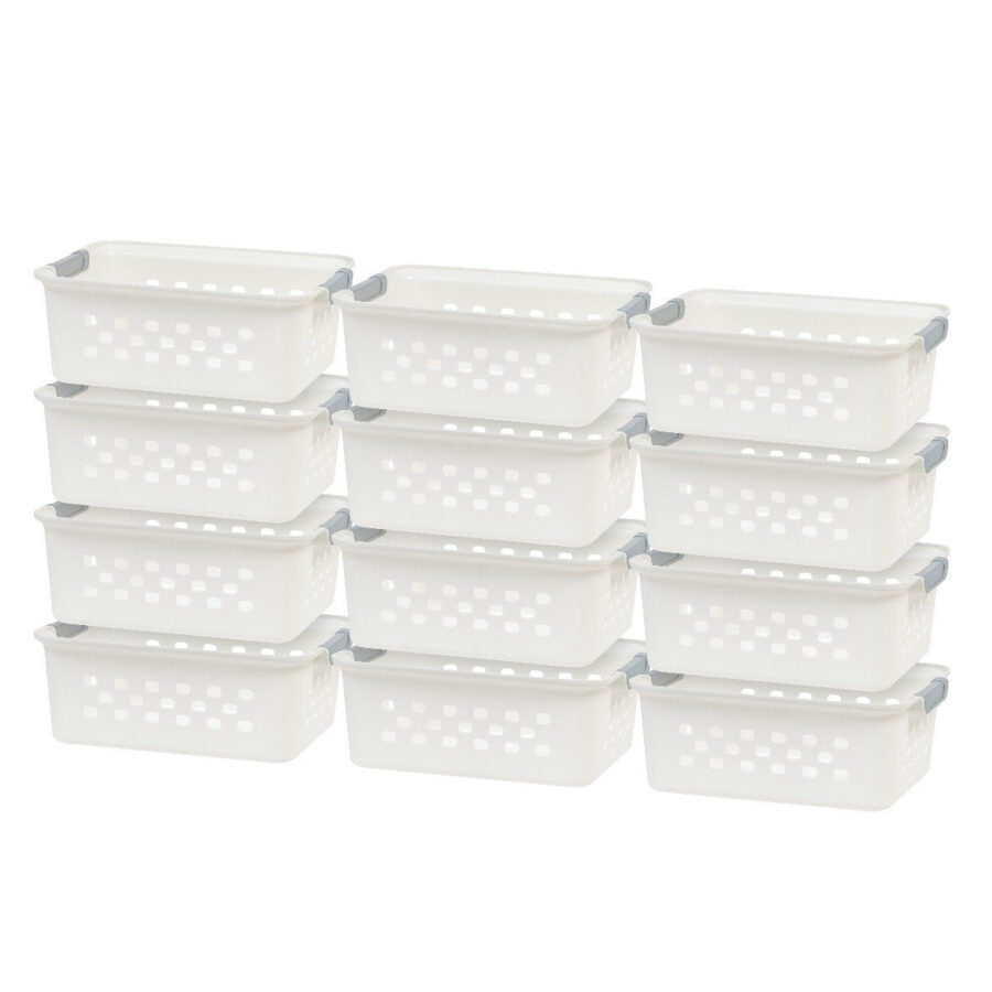 Open Front Storage Basket 12 Pack
